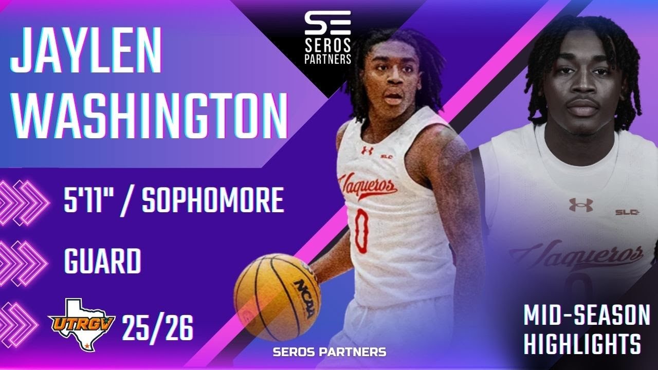 JAYLEN WASHINGTON ⏐ 25/26 Mid-Season Highlights