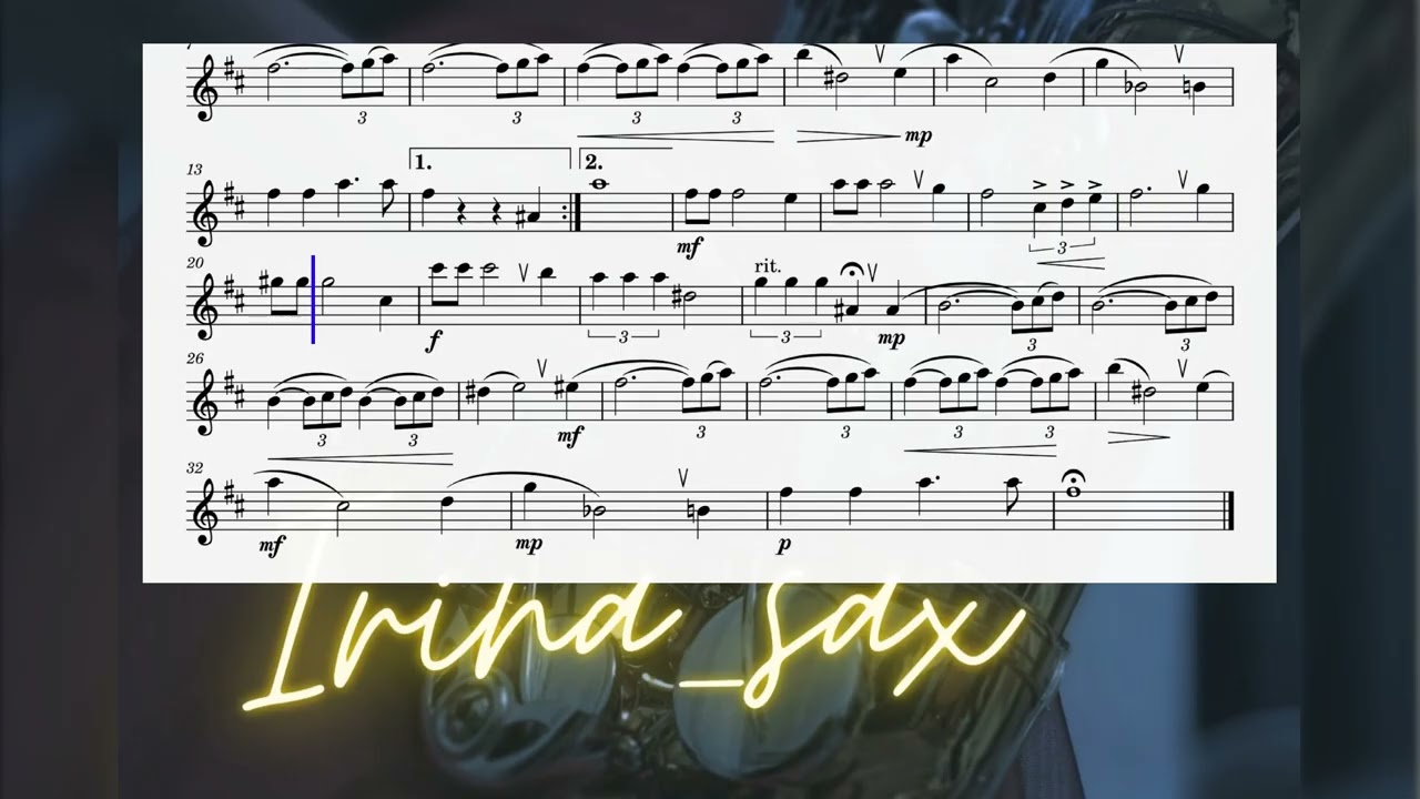 Moonlight Serenade accompaniment+sax+mtronome