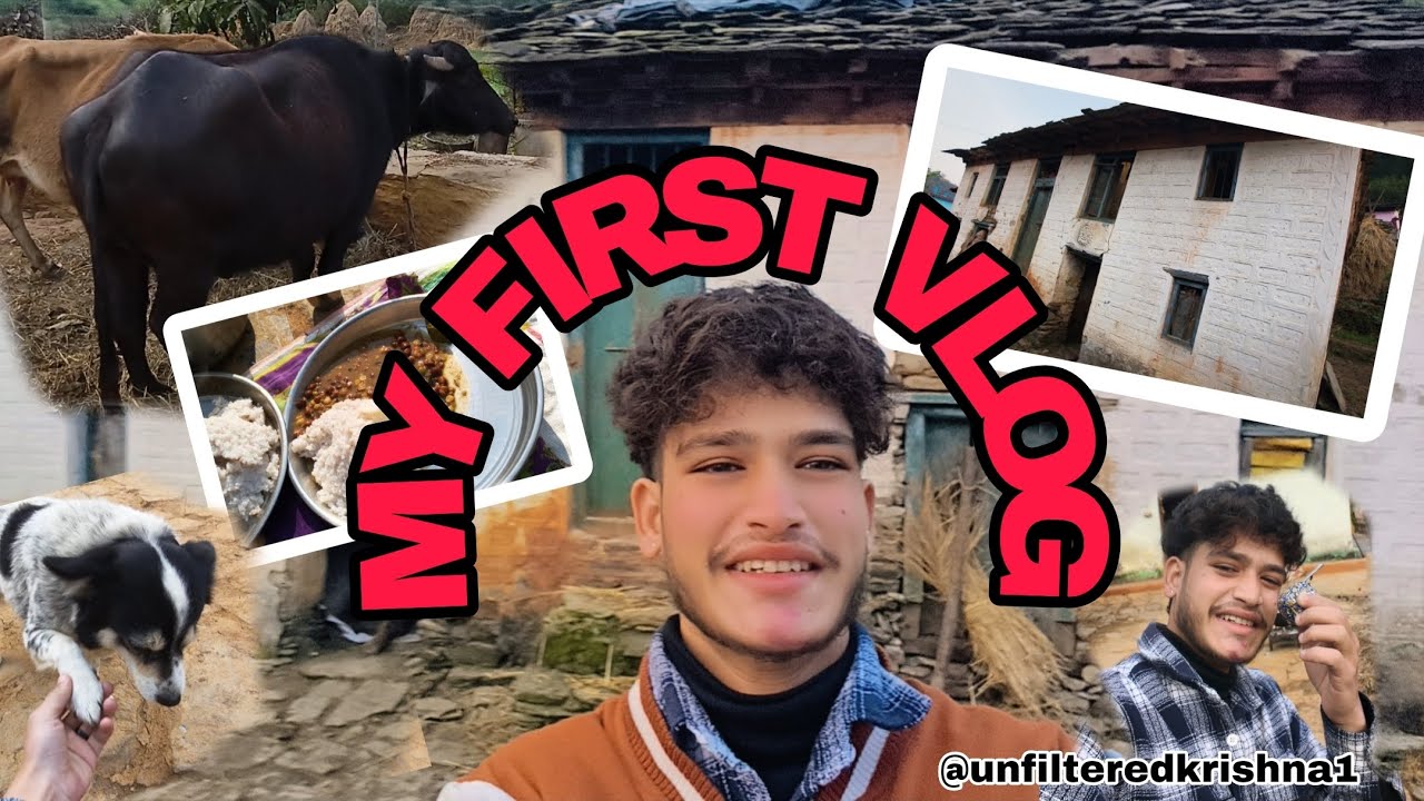 MY FIRST VLOG ❤️☺️ //#uttarakhand #pahadi #krishna #vlog @UNFILTEREDKRISHNA1