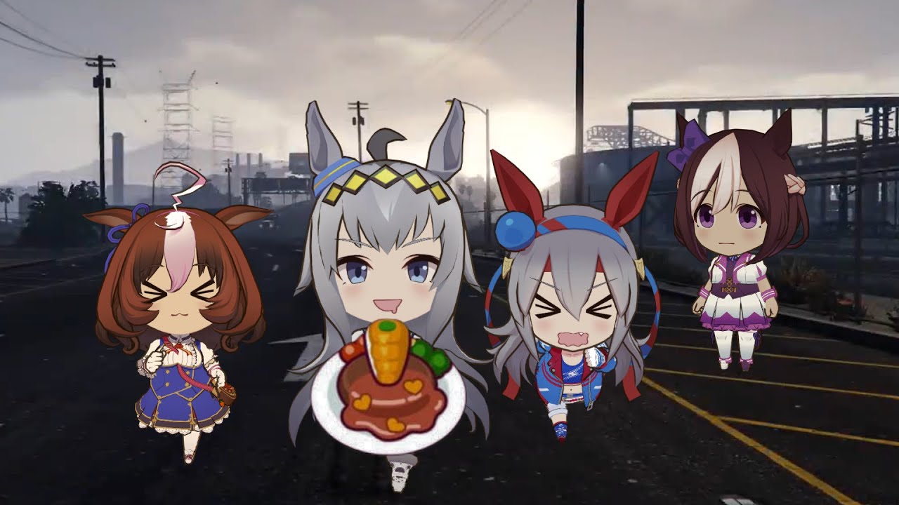 Oguri commits a crime in Los Santos [Umamusume]