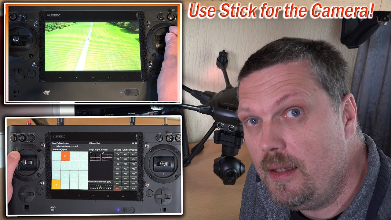 Typhoon-H, CGO3+ Kamera über einen Stick steuern.. ST16- Feature