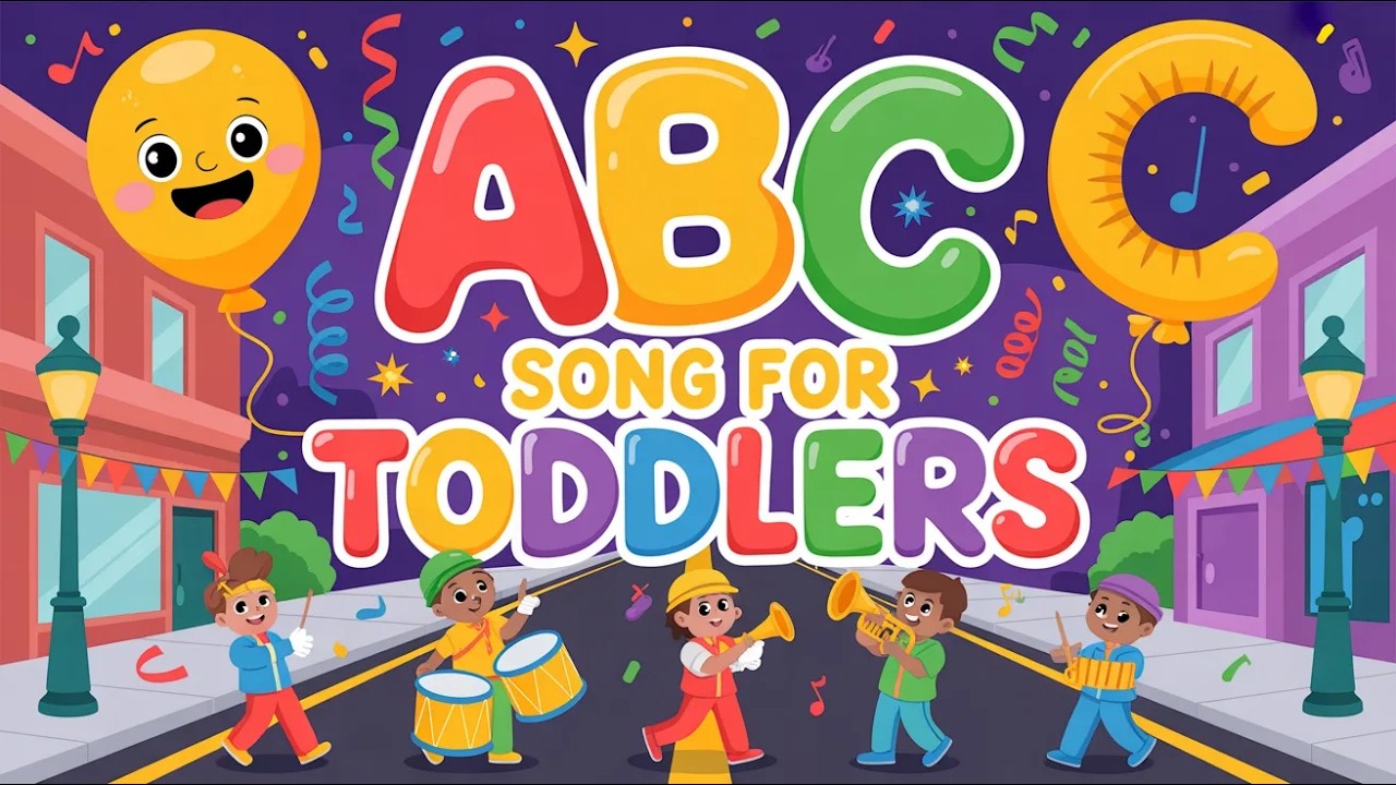ABC Song for Toddlers 🎵 | Cheerful ABC Music for Little Letter Explorers