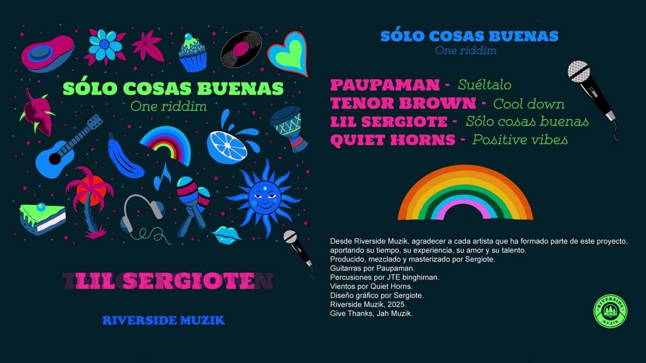 SÓLO COSAS BUENAS One riddim / Paupaman - Tenor Brown - lil Sergiote - Quiet Horns. #reggae