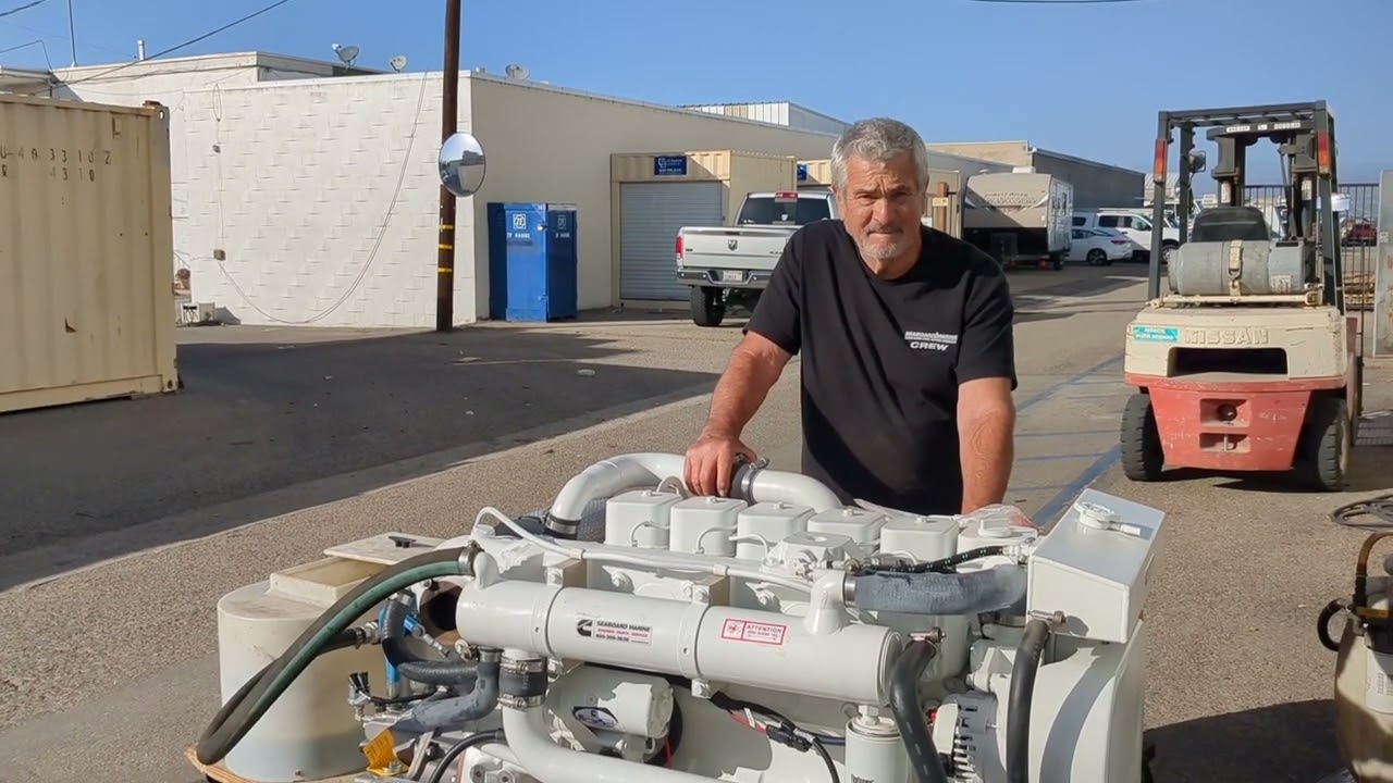 Cummins Marine 6BT 5.9 210 / ZF 68A Engine Test - Michael Schmitt