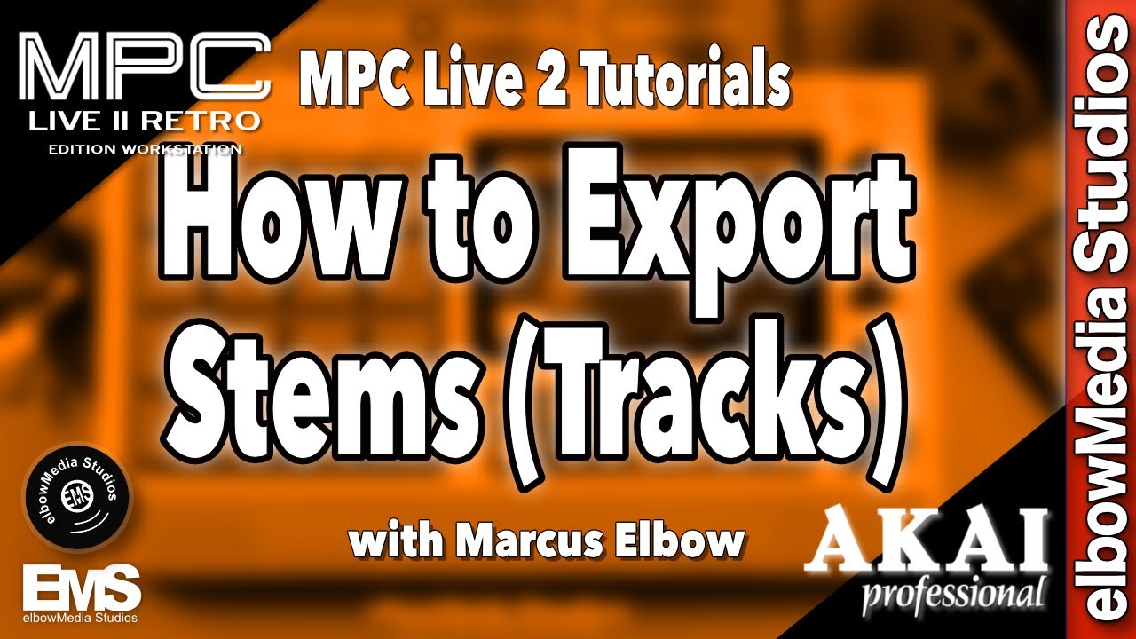 MPC Live 2 Retro Tutorial | How to Export Stems to Use in Any DAW!