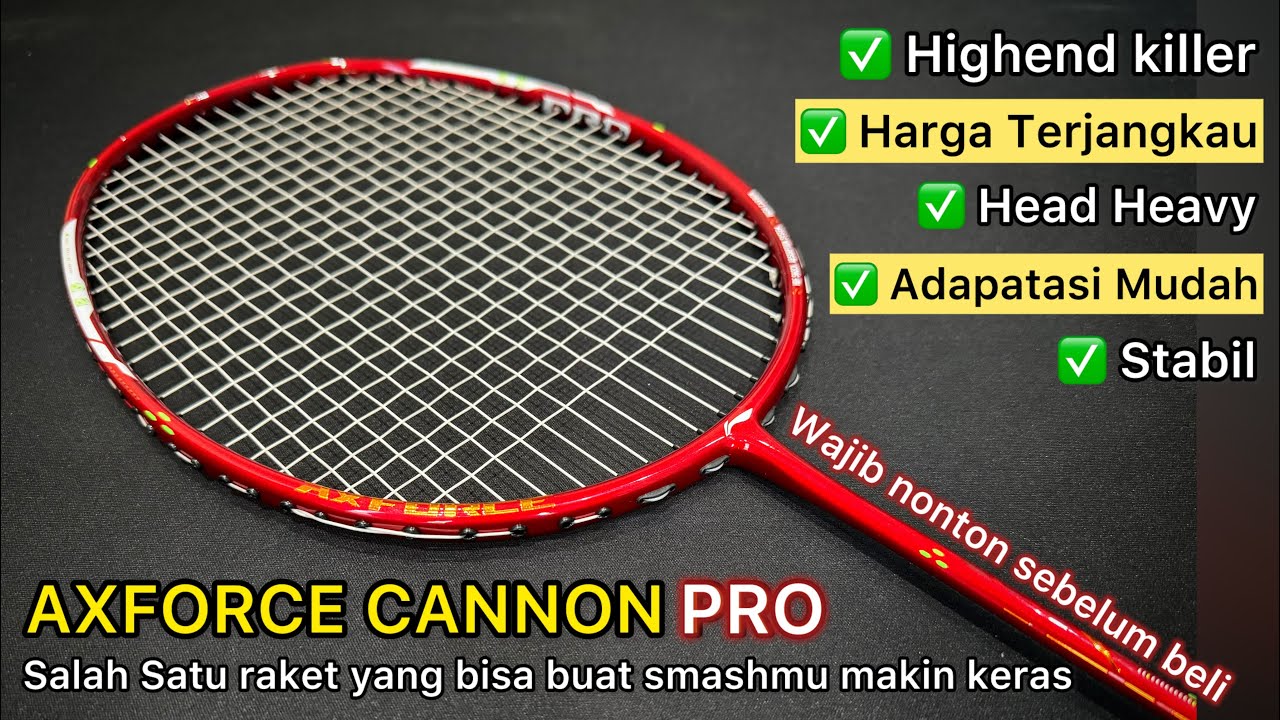 Bakalan VIRAL kembali | Highend killer buat yang suka SMASH KERAS ‼️ Lining Axforce Cannon PRO