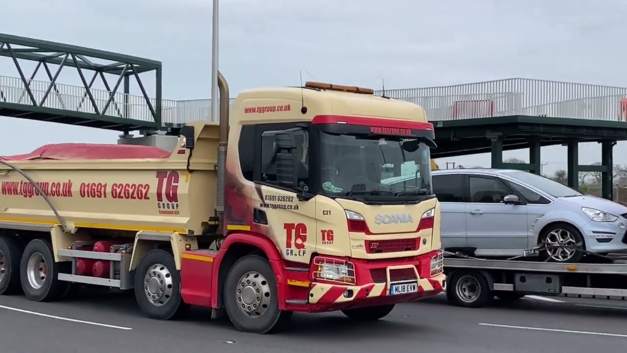 TRUCKSPOTTING Mile End ROUNDABOUT OSWESTRY