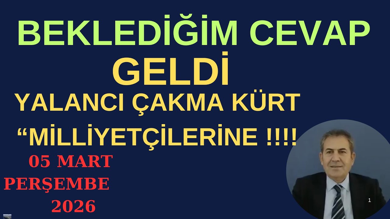 BEKLEDİĞİM CEVAP GELDİ YALANCI ÇAKMA 