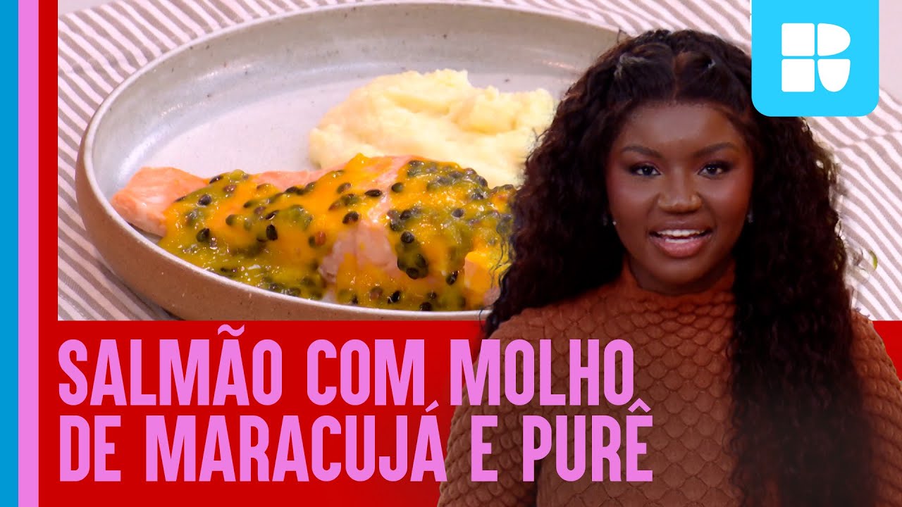 SALMÃO com molho de maracujá e purê de batata da Kenya Sade | Panela Quente | Receitas
