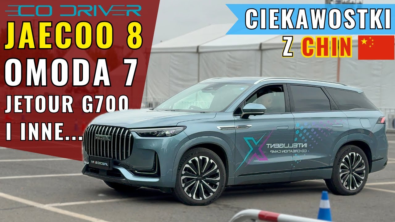 Ciekawostki z Chin - Jaecoo 8, Omoda 7 | Stały elektrolit | Ładowarka 1,2 MW | Jetour G700 vs Jangcy