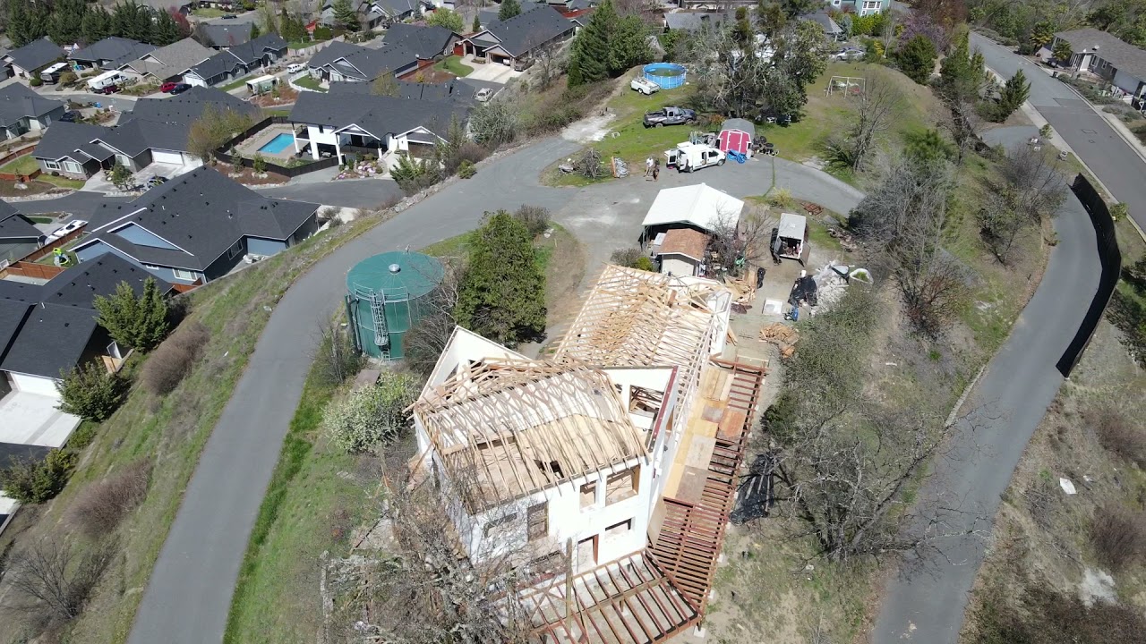 ICF Build Progress - Trusses!