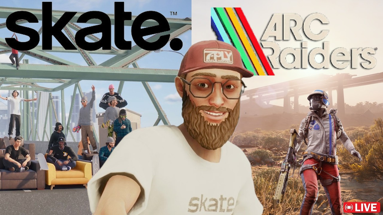 SECRET STREAM | SKATE + ARC RAIDERS | ROAD TO 5K