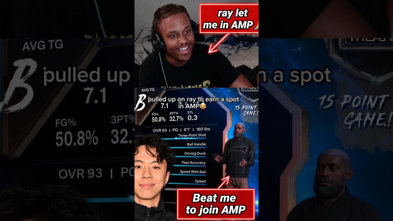 Я сыграл против Ray в NBA2K27, чтобы вступить в AMP!😈 #amp #shorts #2k27 #wavymello #2kcommunity
