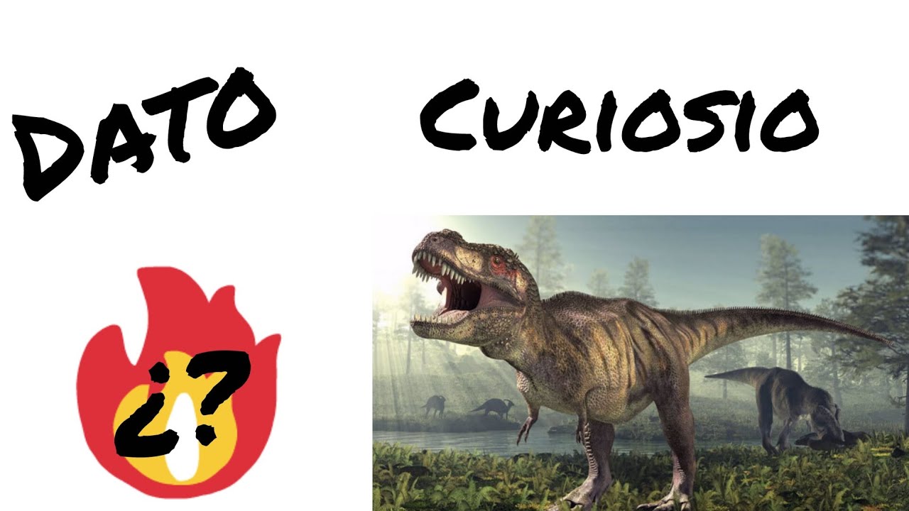 Dato curioso de los sonidos de los dinosaurios 