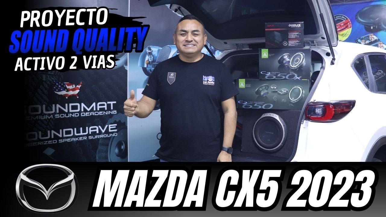 Mazda CX5 2023 Sistema Activo 2 Vias JL Audio.