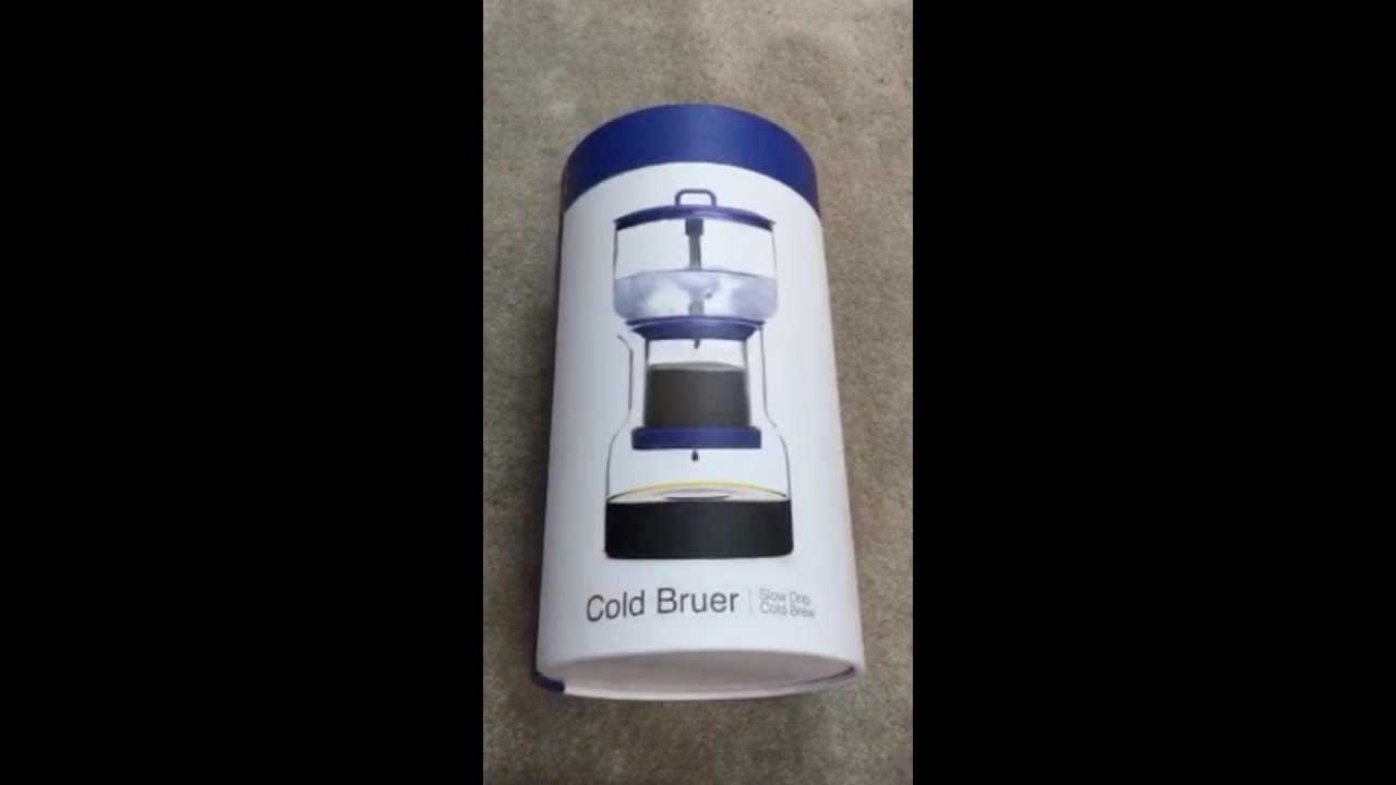 Cold Bruer مراجعة ووصفة آداة التقطير البارد