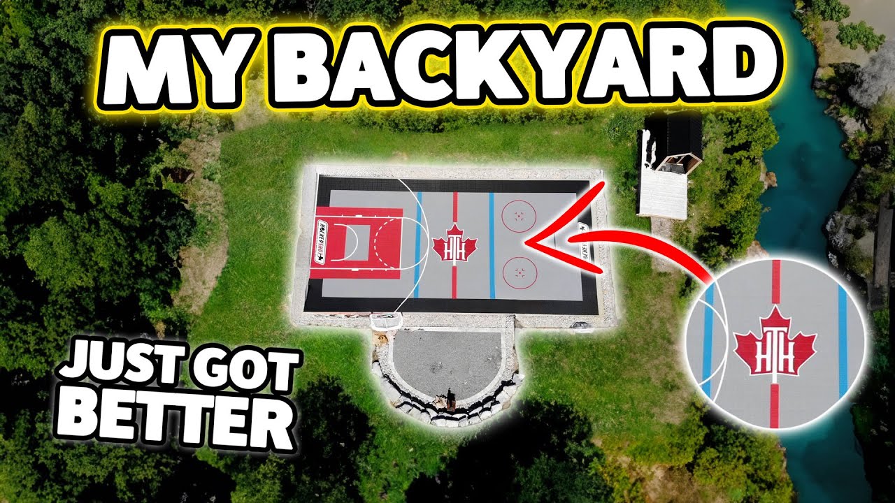 We Built a CUSTOM Sport Court!
