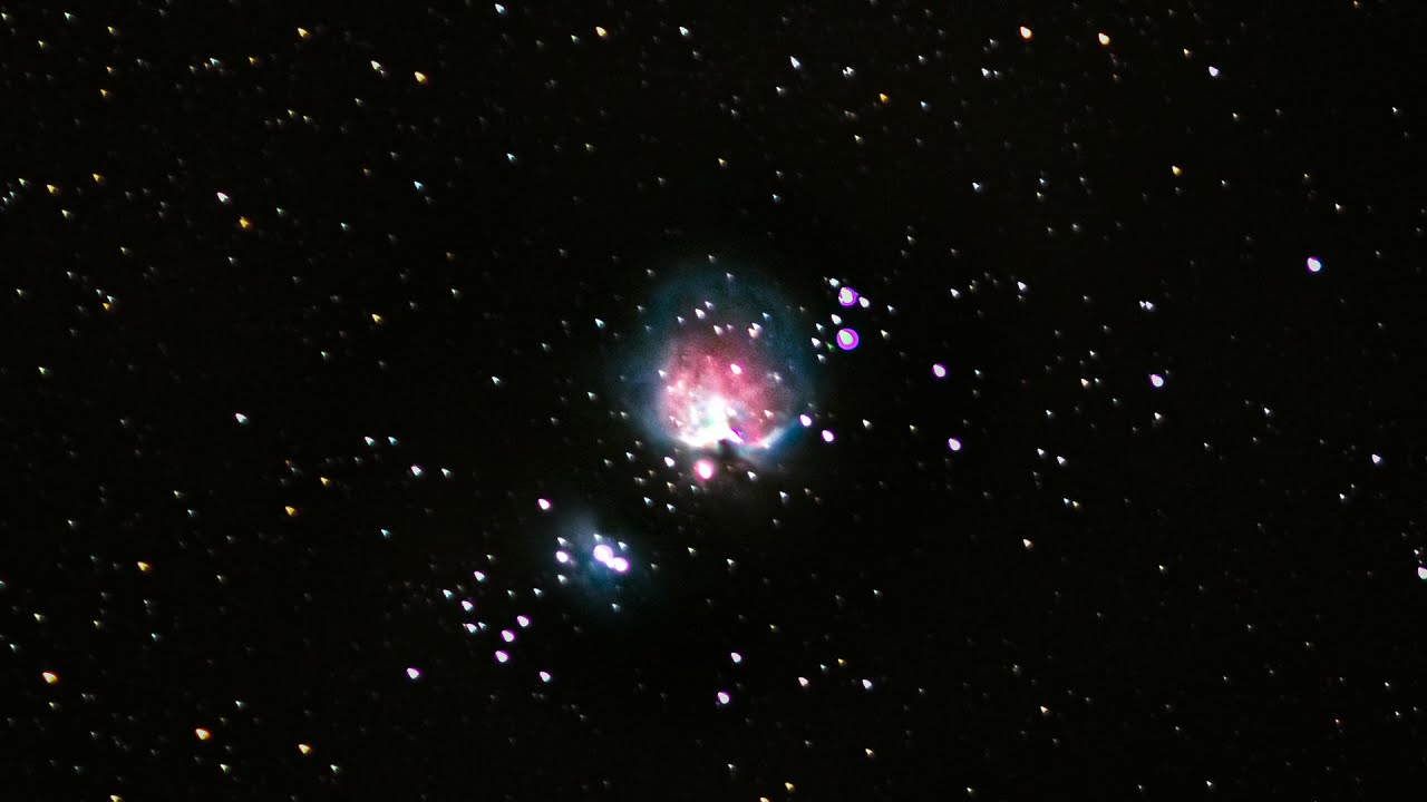 Consegui fotografar a Nebulosa de Órion
