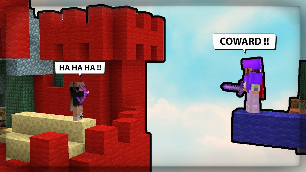 Minecraft Bedwars Funny Moments: Camping in Island (MEMES) #3