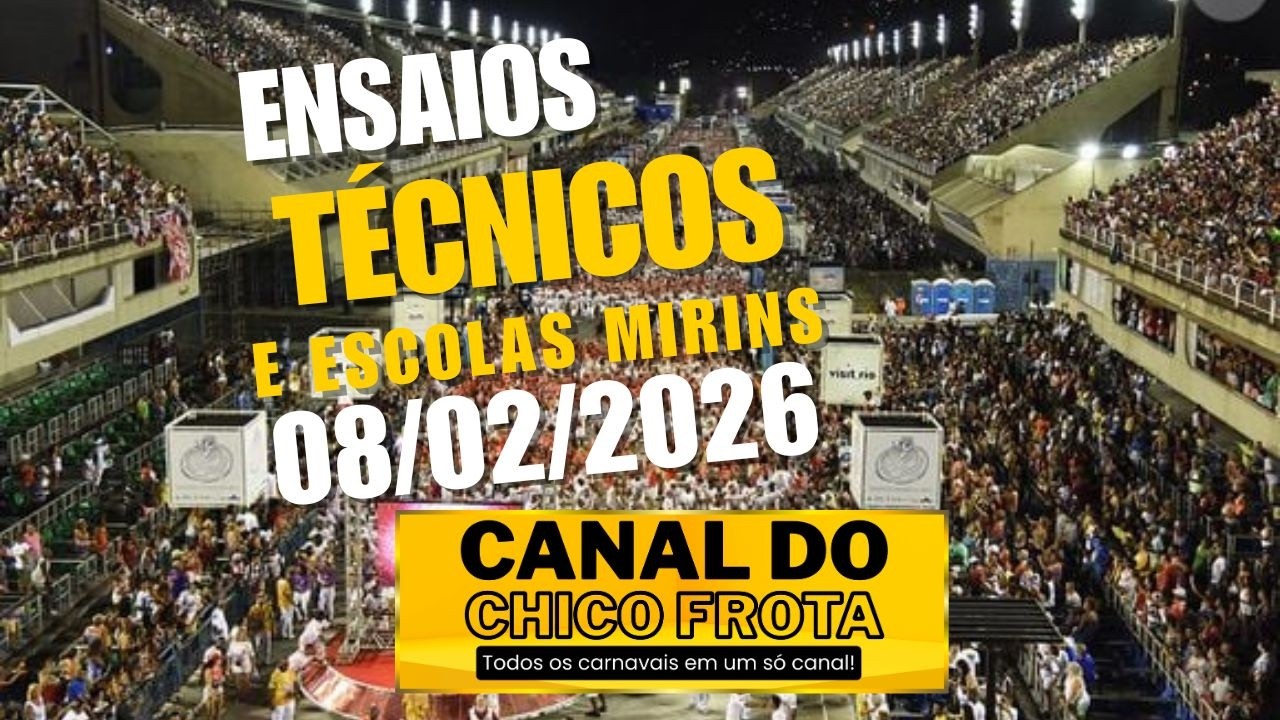 ENSAIOS TÉCNICOS - DOMINGO 08/02/2026
