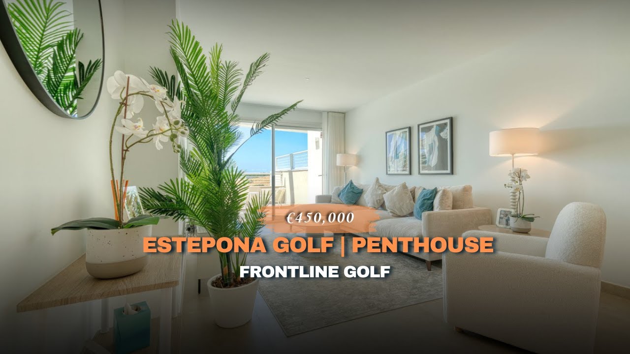 🏖️ Luxury Golf Penthouse in Estepona | Panoramic Views, Huge Solarium & Resort-Style Living|R5124067