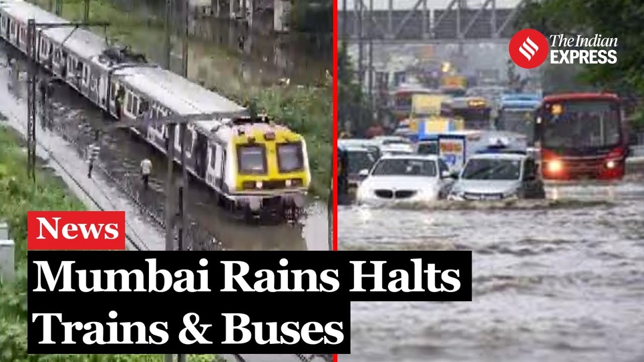 Mumbai Rains: Waterlogging Due To Heavy Rains In Mumbai Affects Public Transport