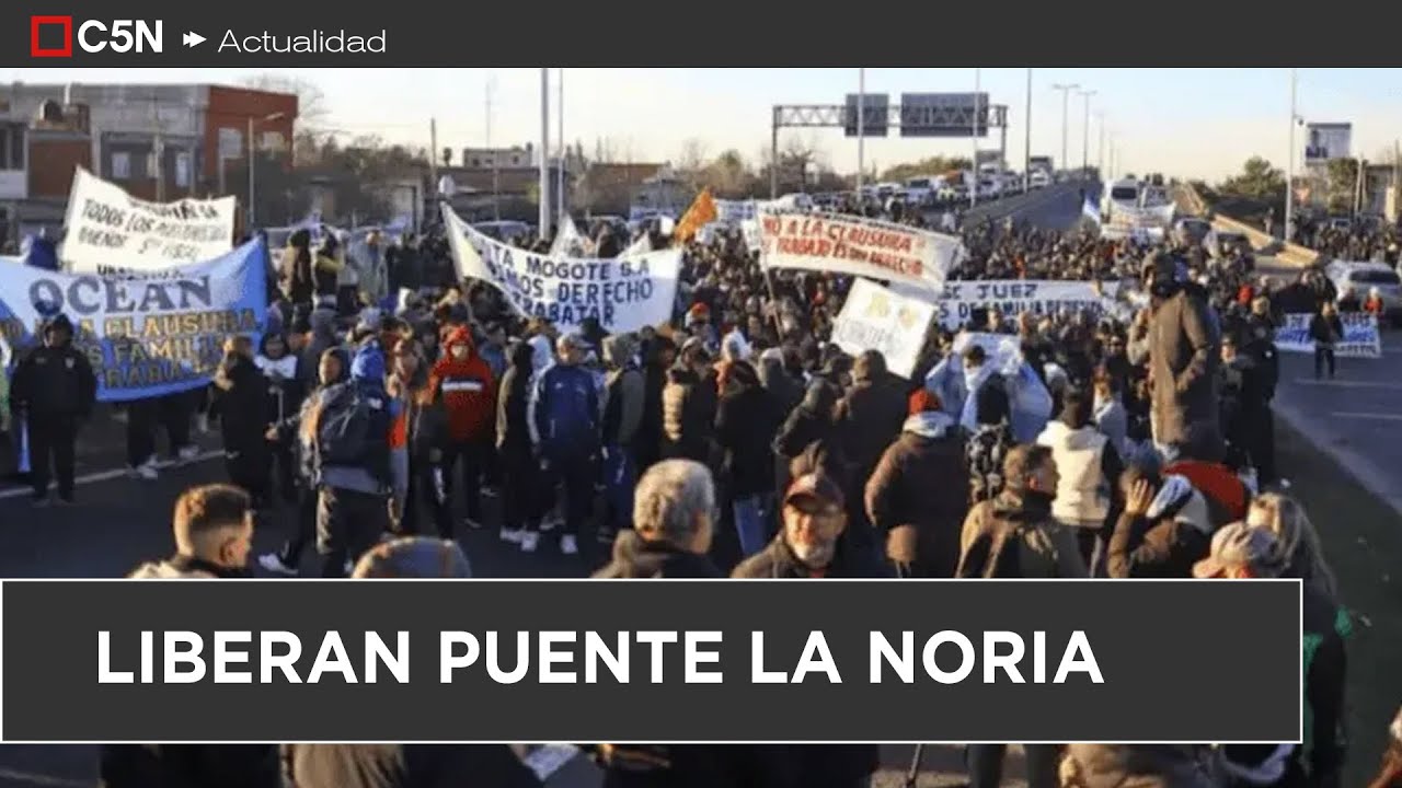 FERIANTES LEVANTAN el CORTE en LA NORIA y se MANIFIESTAN en la MUNICIPALIDAD de LOMAS de ZAMORA