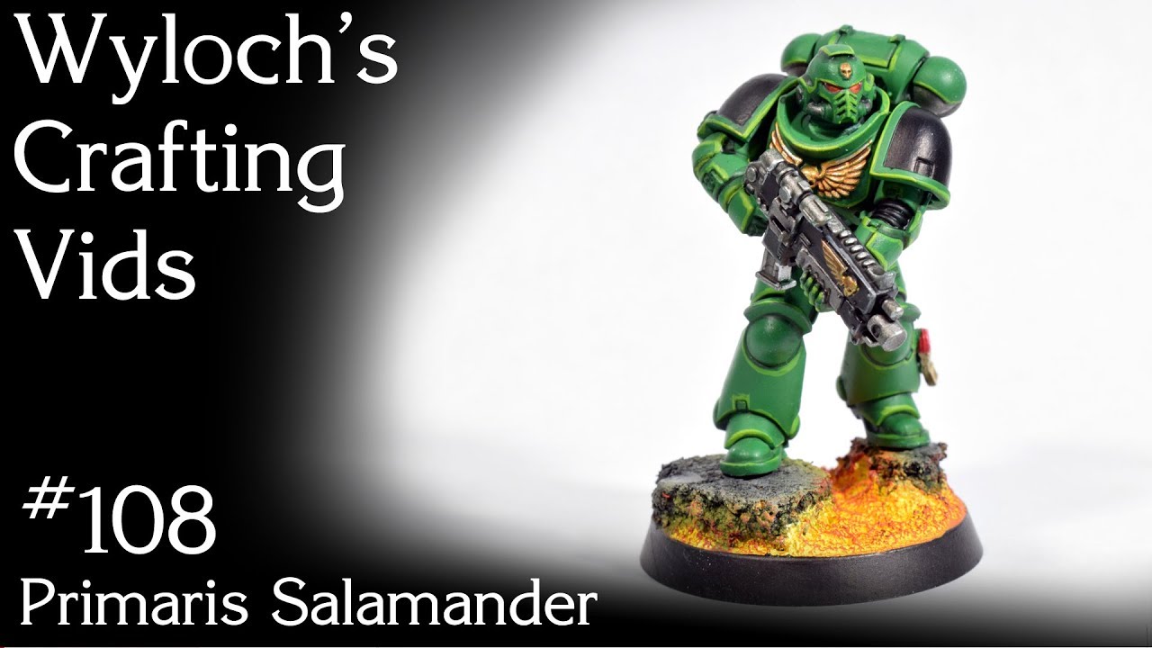 Painting a Primaris Salamander (feat. Miniac)