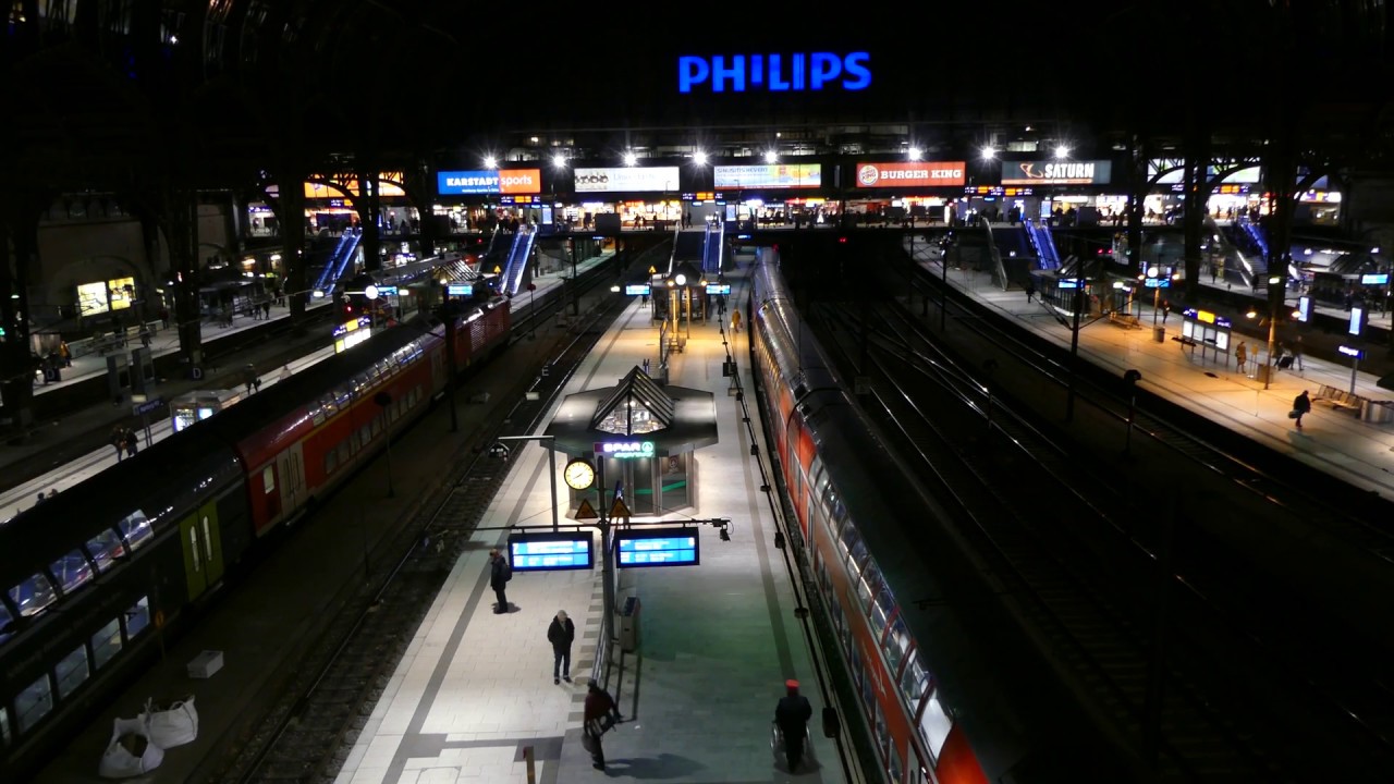 Hamburg | Hauptbahnhof | Bahnsteighalle | 16.01.2017