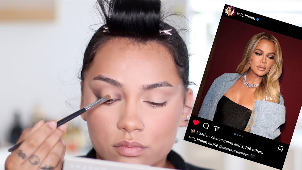 KHLOE KARDASHIAN INSPIRED MAKEUP | MYESHA POLNETT