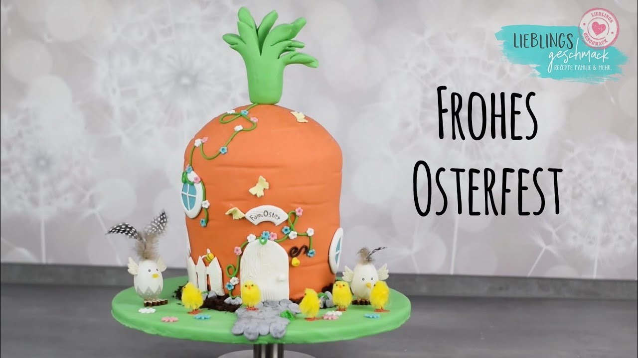Oster Motivtorte Karottenhaus/von Lieblingsgeschmack