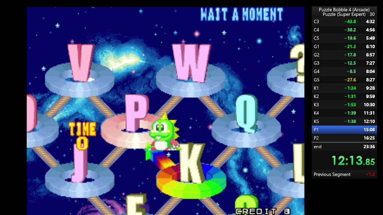 Puzzle Bobble 4 (Arcade) | Puzzle (Super Expert) in 22:34