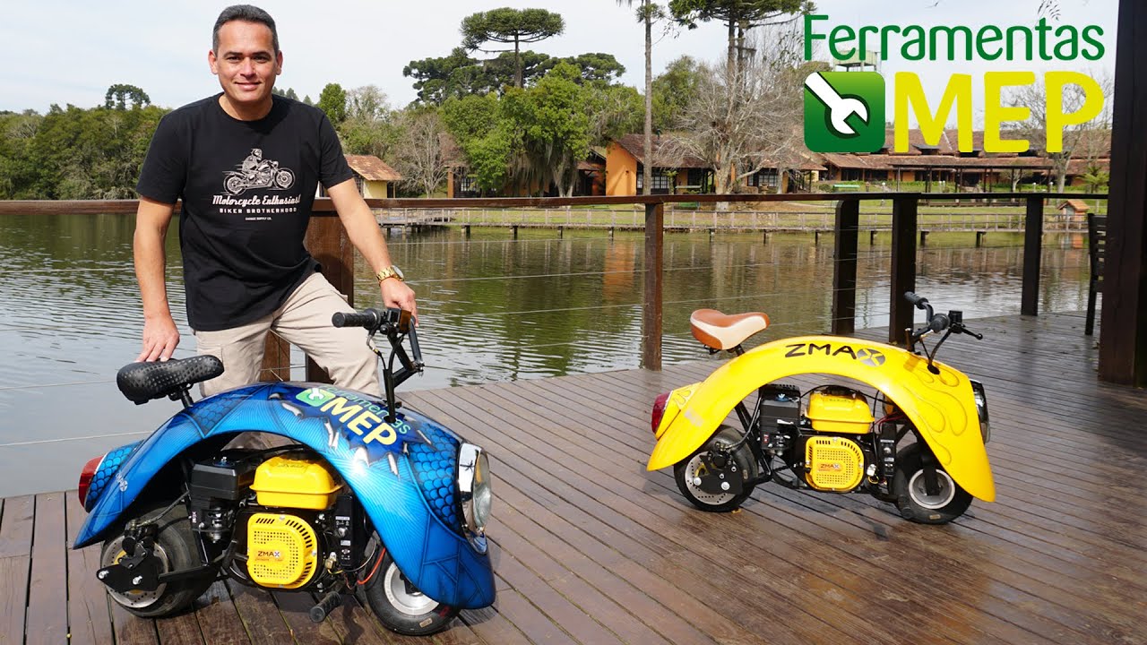 Conheça a Fusconeta! A mini moto inspirada no Fusca!