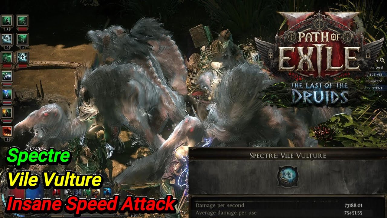 POE 2 / Spectre / Vile Vulture / Insane Speed Attack