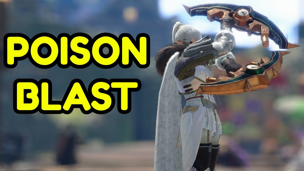 Trying Out Blast And Poison Dual Blades In Monster Hunter
