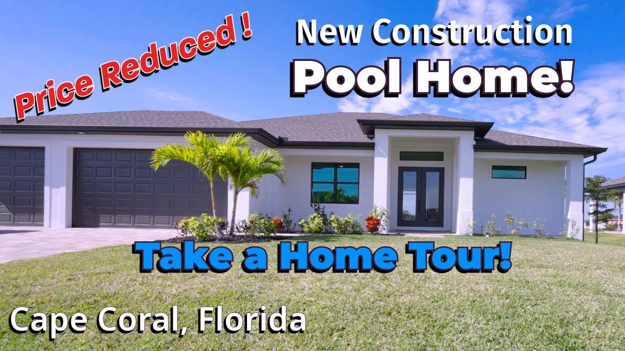 PRICE REDUCTION! New Construction Pool Home | Cape Coral Home for Sale