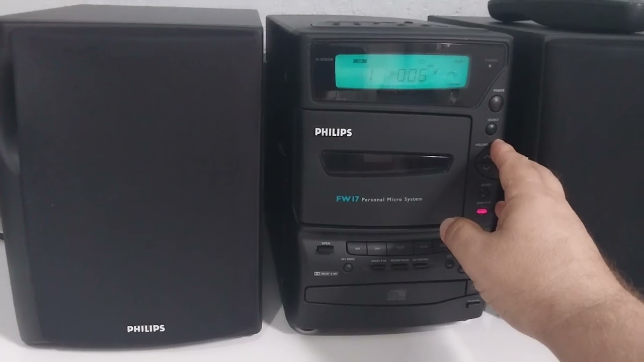 system Philips Fw17 ano 1995 revitalizaçao quase pronto.