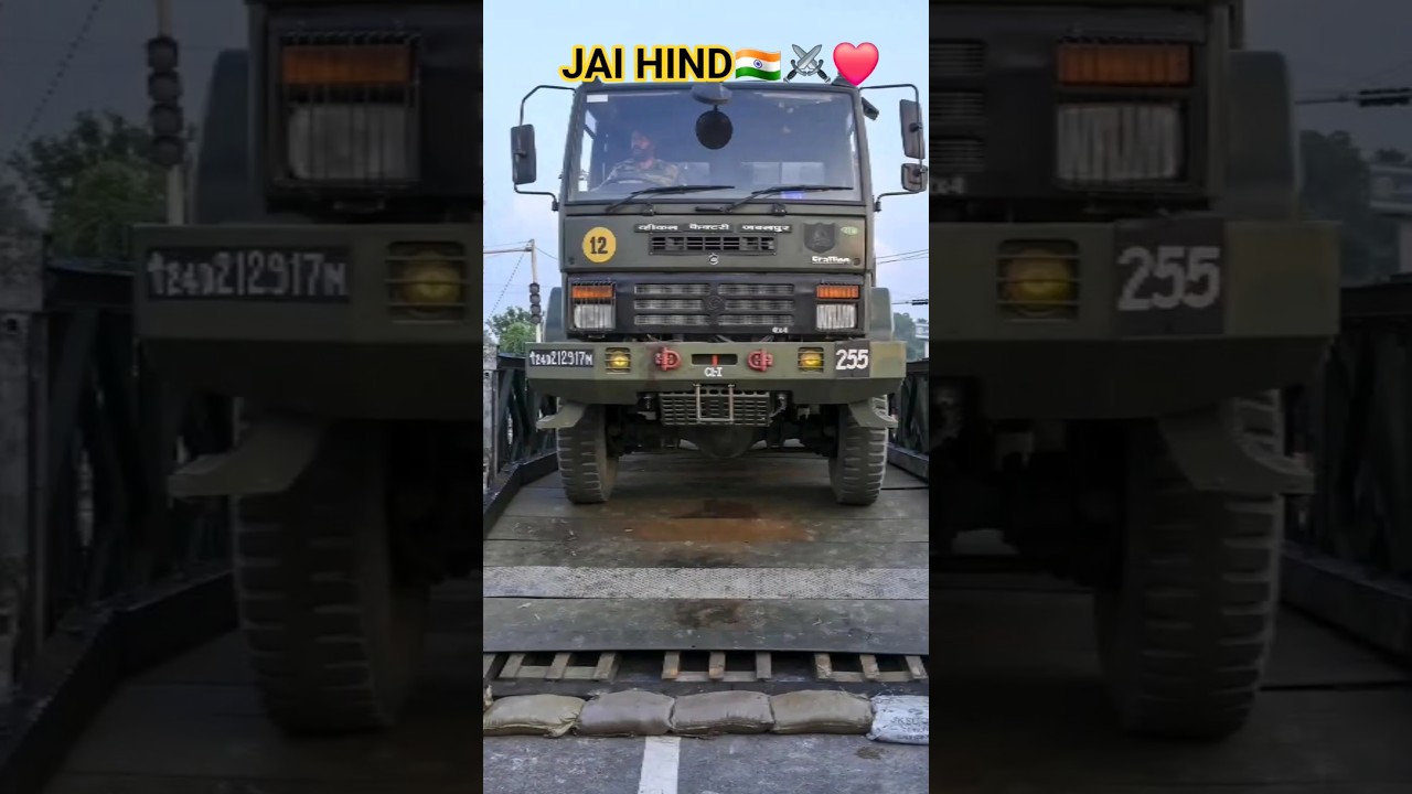 The Indian🇮🇳Army⚔️constructs the Bridge the fourth bridge at Bhagwati Nagar#army#jammu#bridge #proud