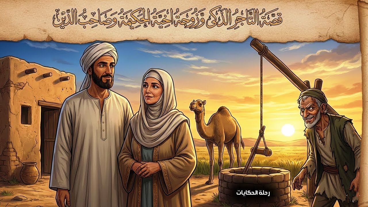 قصة التاجر الذكي وزوجة أخيه الحكيمة والرجل الذي أراد أن يهدم بيتهم من القصص المسموعة قبل النوم