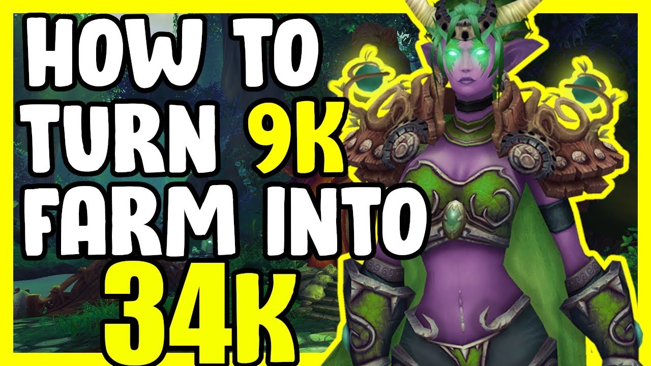 Turn 9k Farm Into 34k With Inscription In WoW BFA 8.3 - Gold Farming, Gold Making Guide