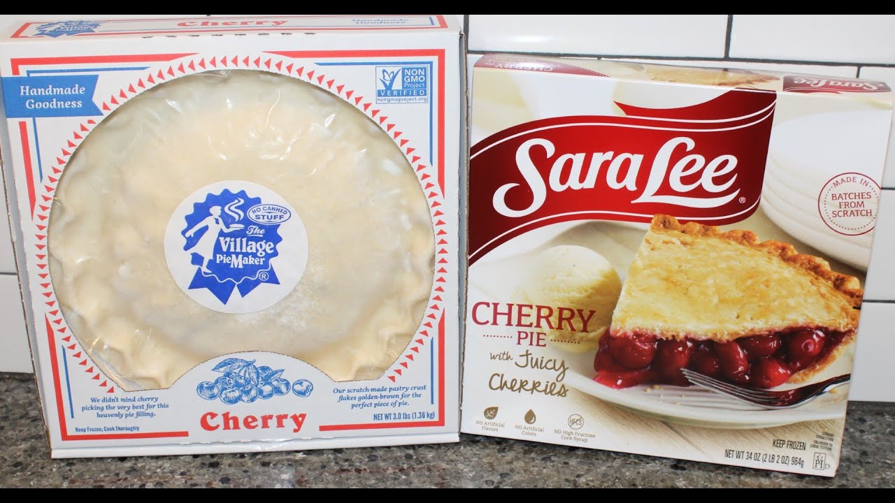 Who Makes The BEST Cherry Pie: The Village PieMaker or Sara Lee?
