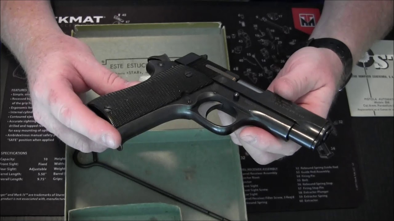 Star BM Pistol (Spanish Surplus) Unboxing & Review