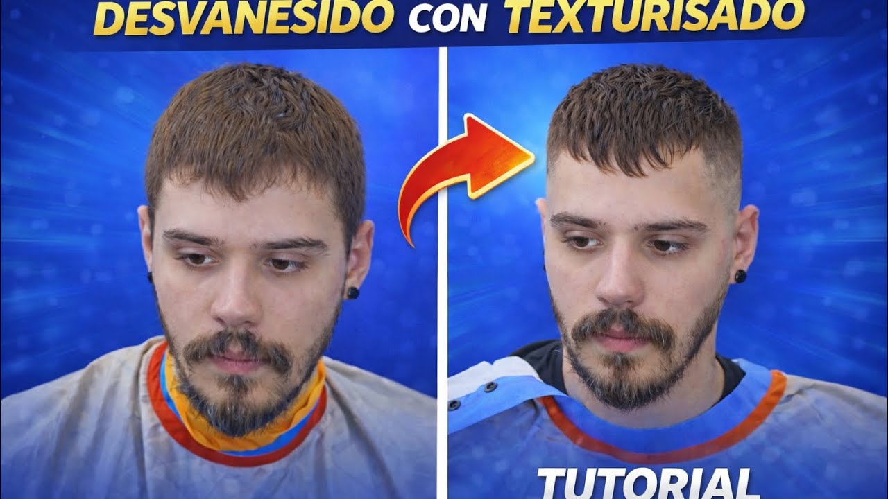 DESVANECIDO CON TEXTURIZADO | TUTORIAL PASO A PASO 💈🔥