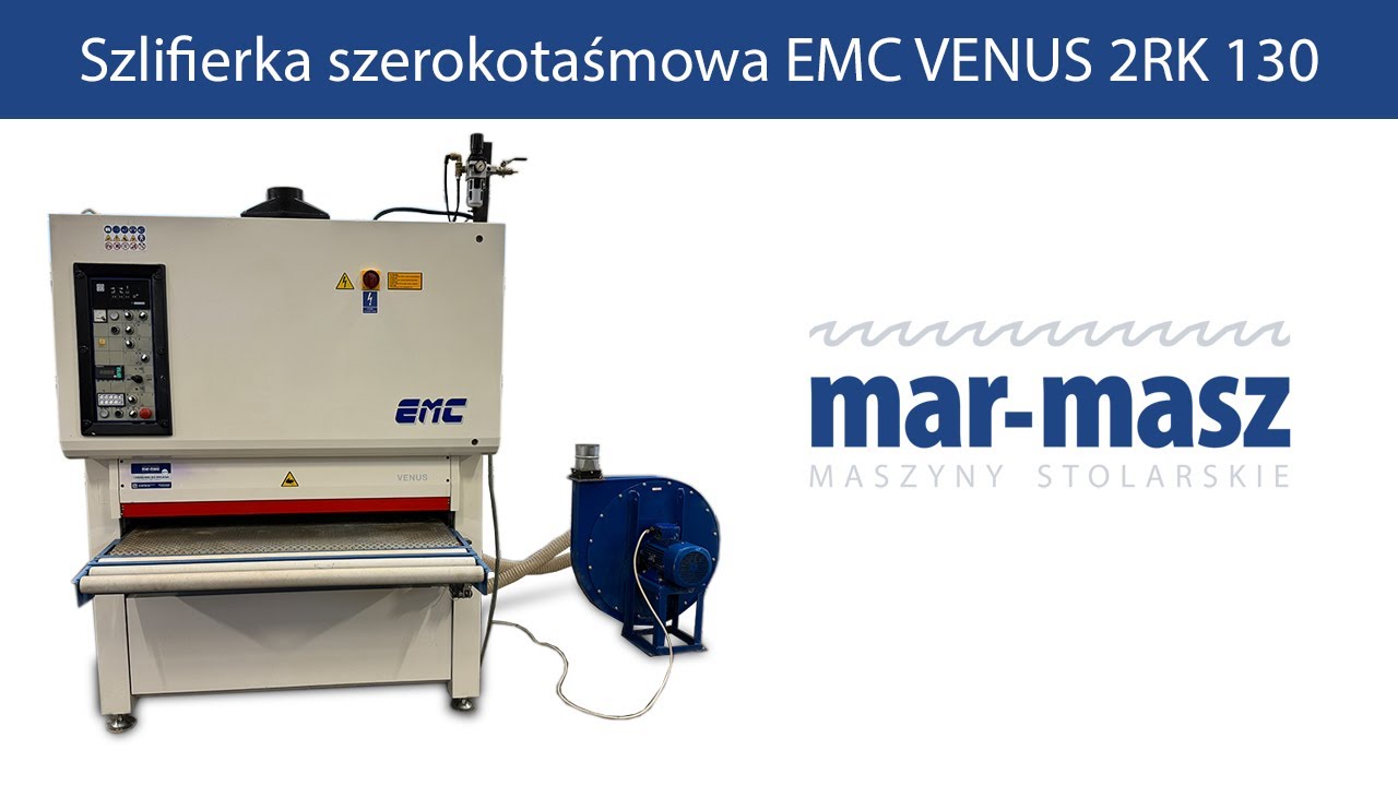 Szlifierka szerokotaśmowa EMC VENUS 2RK 130 - Mar-Masz | Woodworking