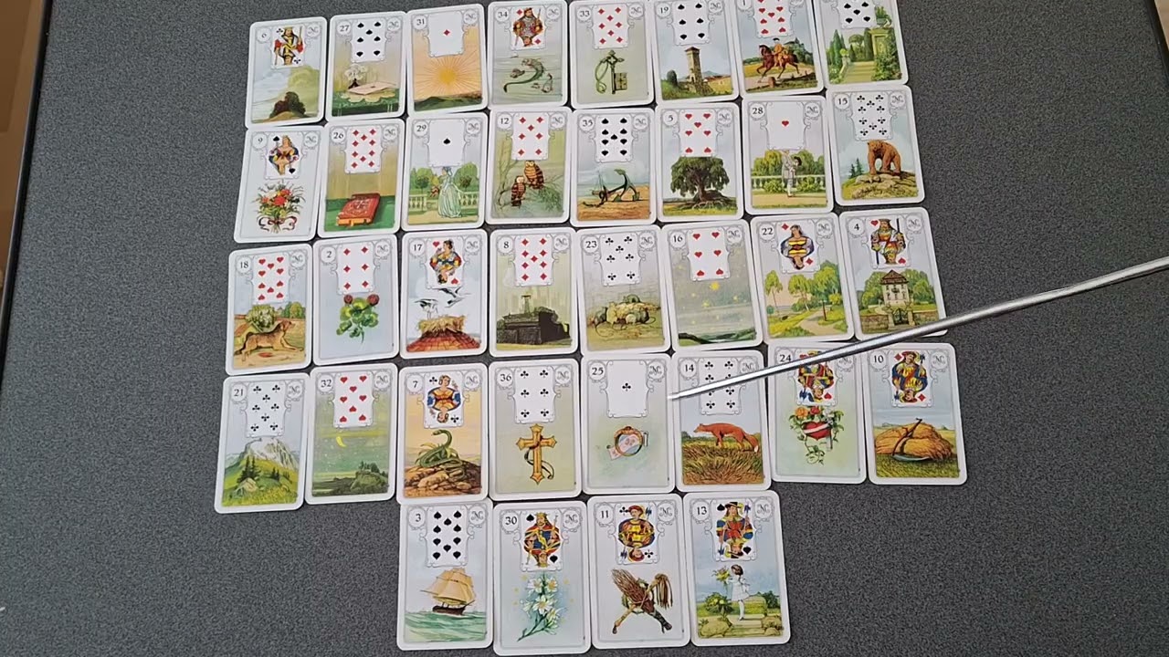 Lenormand 📚📚📚 - Kurs für Fortgeschrittene - Teil 60 - Verliebt in einen Mann ❤️ 