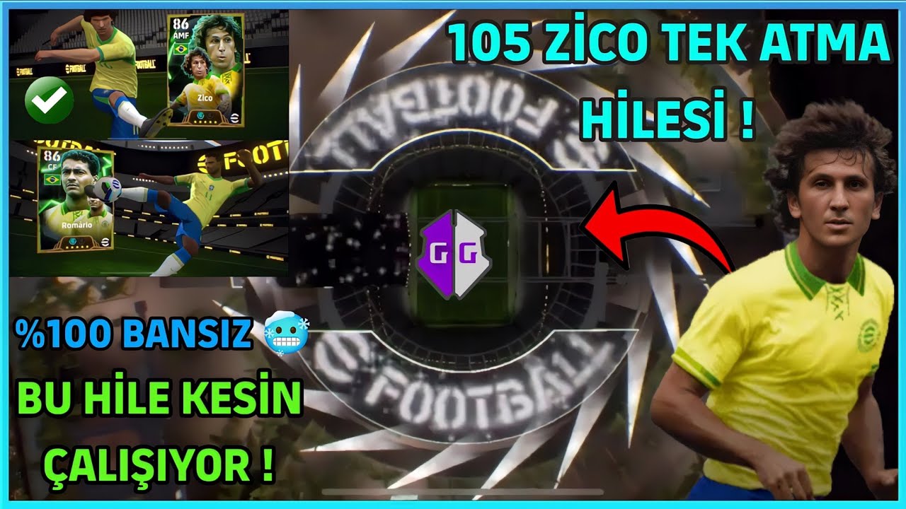 eFootball 2025 MOBİLE YENİ BOMBACI 105 ZİCO ÇIKARMA HİLESİ ! 9.3.0 ! %100 BANSIZ 😱