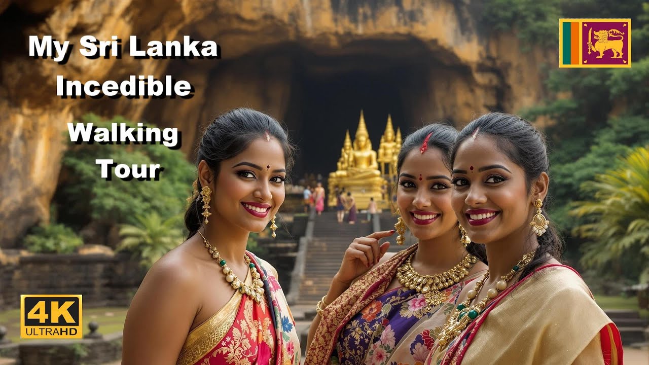 Sri Lanka🇱🇰, My Incredible Walking Tour, Dambulla, a Walking Tour to the golden Temple, Sri Lanka
