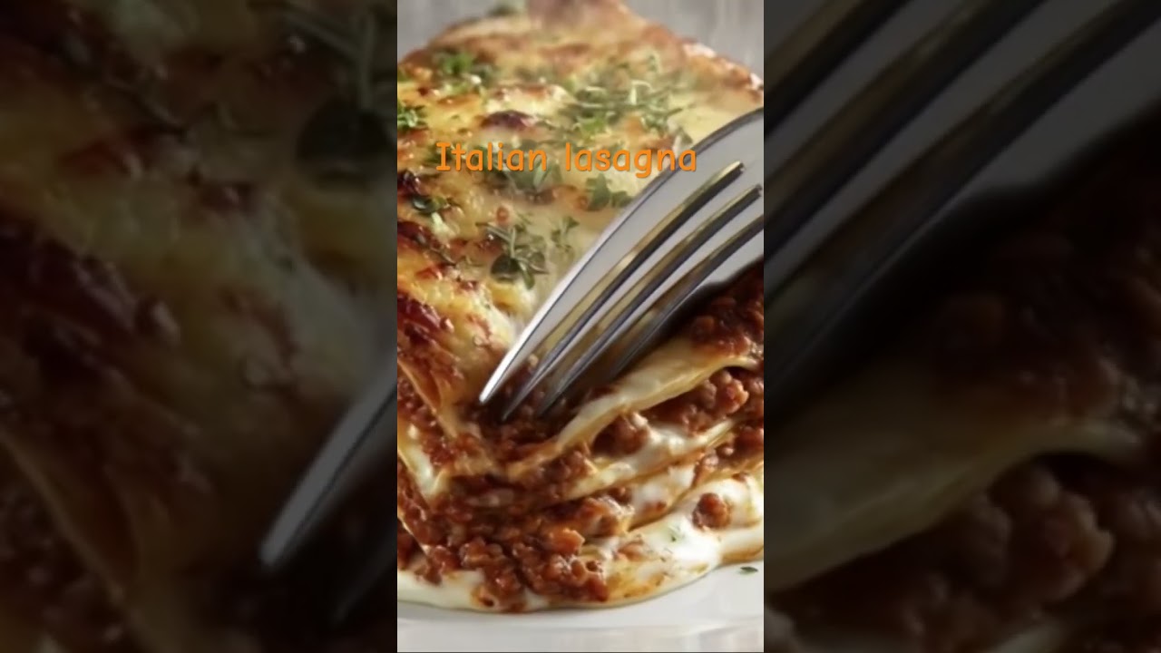 Lasagna think of this as what it is why people love it 