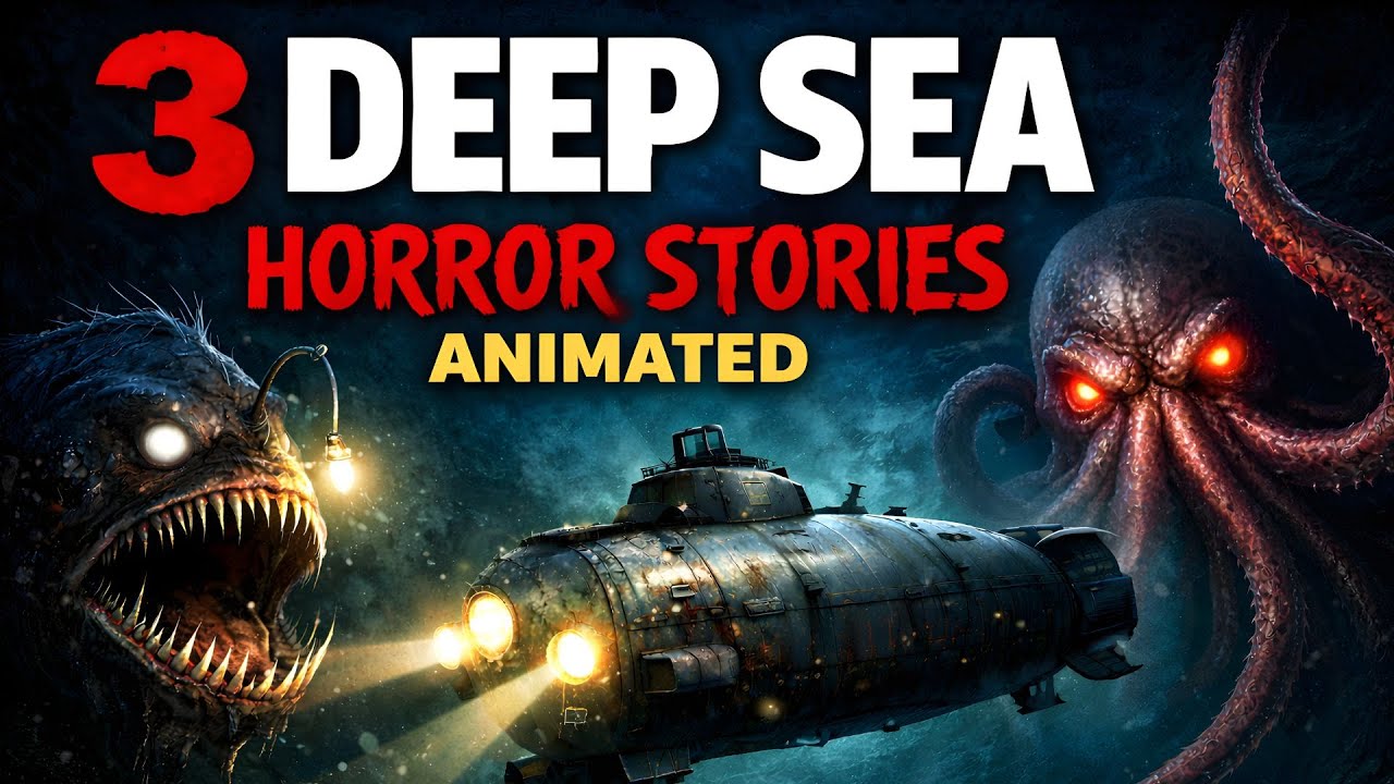 3 Deep Sea Horror Stories Animated (Too Dark to Escape)