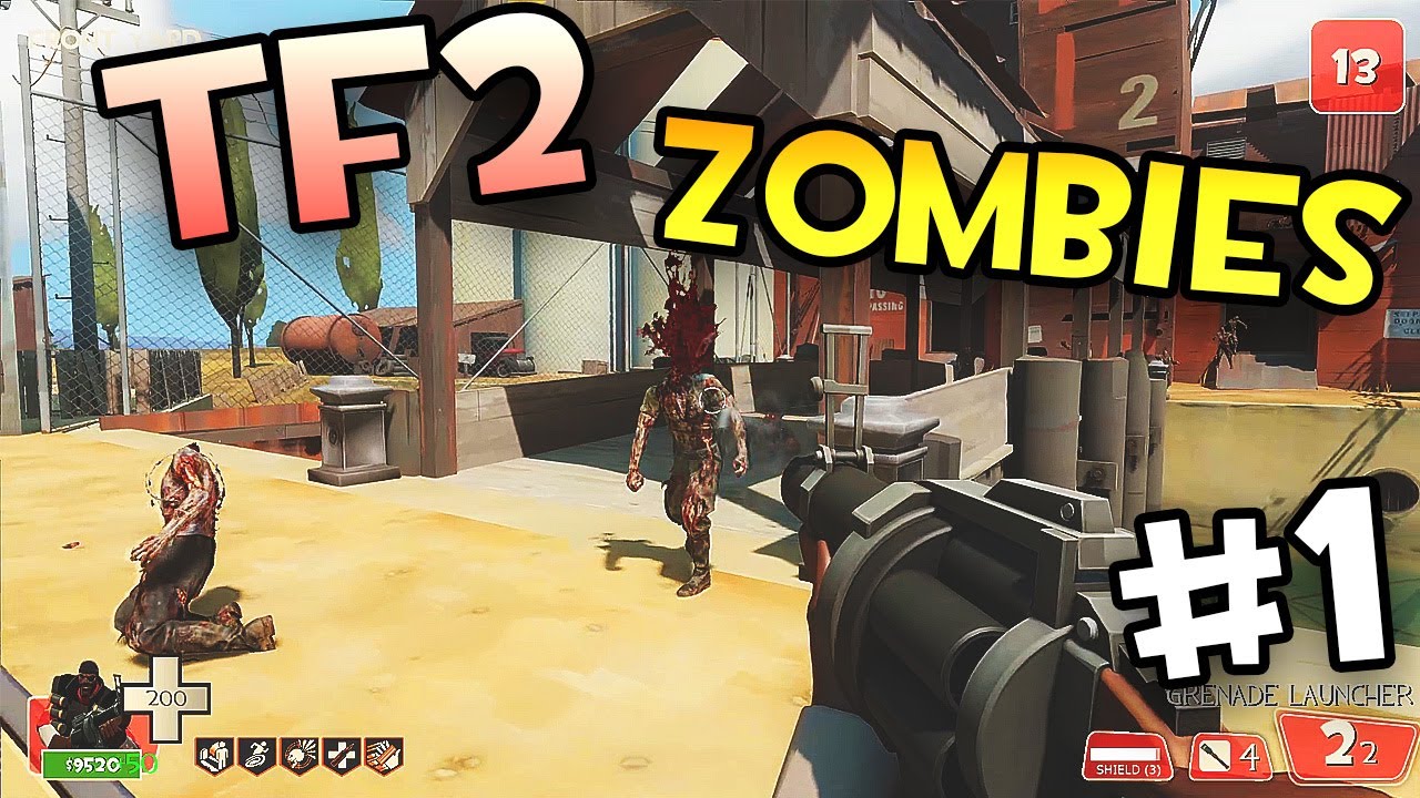TF2 ZOMBIES  - Black Ops 3 Zombies Custom Map 2fort Longplay - [No Commentary]